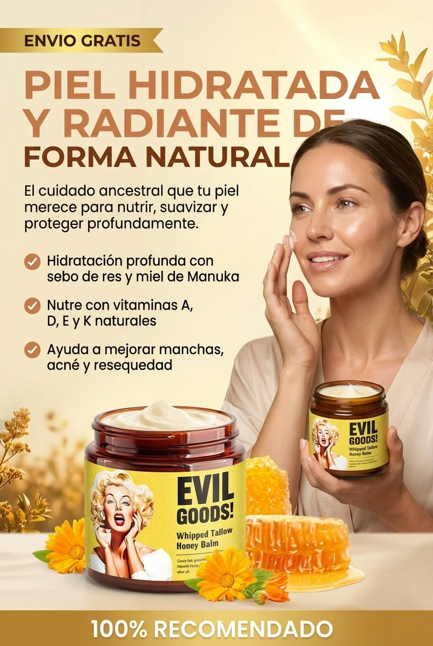 EVIL GOODS – Recupera una piel suave, hidratada de forma natural